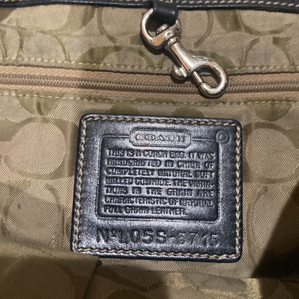 Coach Leather Bag - Picture 2 of 3